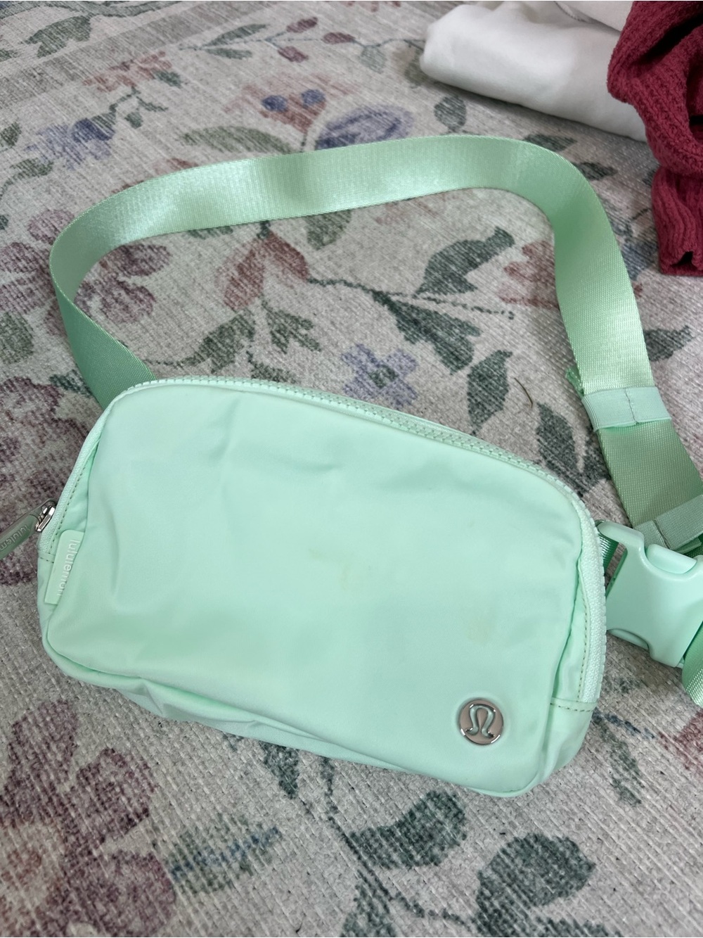 lululemon athletica Mint Green Crossbody Belt Bag